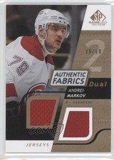 2008-09 SP Game Used Edition Authentic Fabrics Dual Gold 29/50 Andrei Markov 0o9