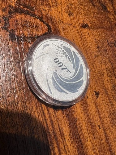 Tuvalu $1 Dollar 2020 James Bond 007 Series 1 Troy Oz 999 Fine Silver Round