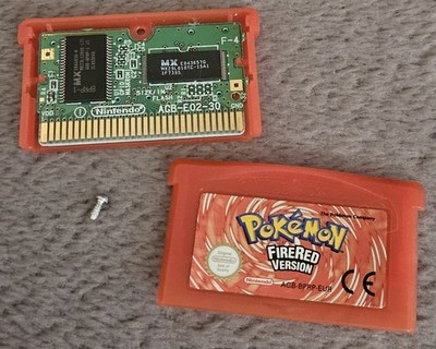 Pokemon Feuerrote Version Nintendo Gameboy Advance Original UK PAL 