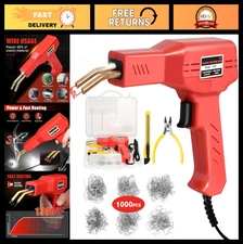 Plastic Welder Kit with 1000 Staples, Hot Stapler for Car Bumper & Plastic Repai
