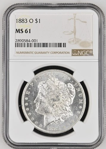 1883 O Morgan Silver Dollar NGC MS 61