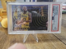 2023 Panini Obsidian HOTSPOT DEEP SEA MOJO 4/5 LEBRON JAMES PSA 9 (Pop 2!)