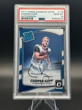 Cooper Kupp Rookie Autograph /150  PSA 10 - 2017 Donruss Optic  #179 Pop 3 ! 🔥