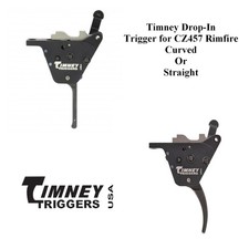 Timney Drop-in Adjustable Trigger For Cz457 Rimfire Choose Curved Or Straight