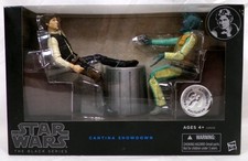 Star Wars Black Series TRU Exclusive Cantina Showdown Han Solo Greedo 6 Figures