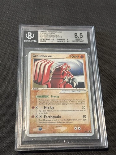 Pokemon Groudon EX #38 2006 Holo Black Star Promo Card BGS 8.5 NM-Mint