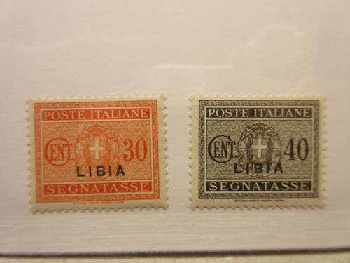 LIBYA, Scott: J16, J17, MINT LIGHTLY HINGED, Lot29, Cat $2.80
