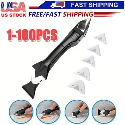 5 in 1 Silicone Sealant Remover Tool Kit Set Scraper Caulking Mould Removal US - image 1 of 4