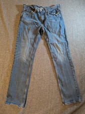 Levis Jeans Mens 511 34x32 Blue Slim Fit Stretch Denim Premium Mid Rise