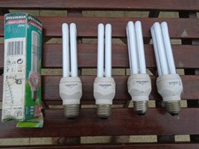 4  X  SYLVANIA  20Watt Equivalent to 100W EDISON SCREW Energy-Saving Bulbs,