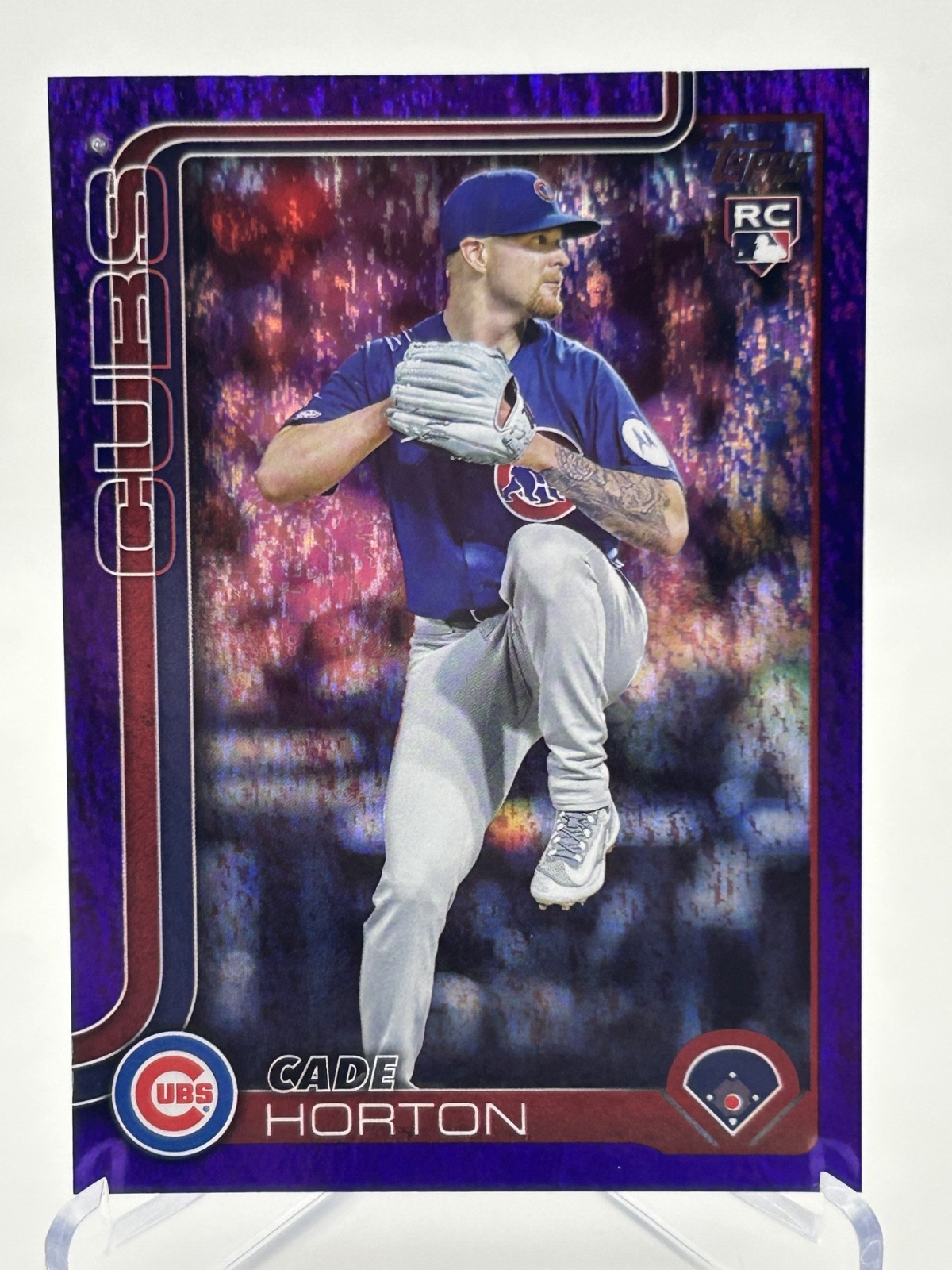 2025 Topps Update Series Cade Horton #US140 Purple Holo Foil /250 (RC)