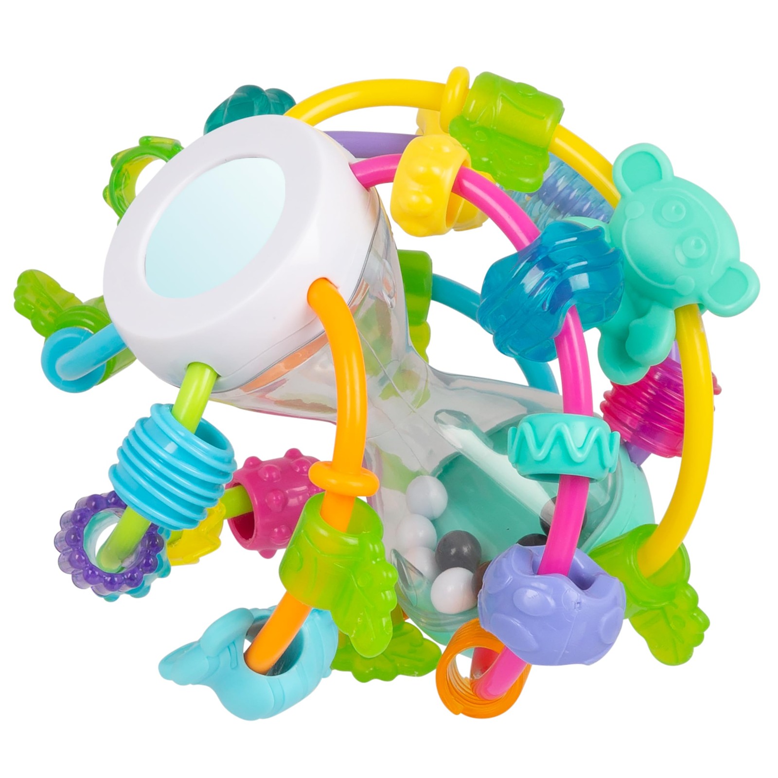 Balle de jeu et d'apprentissage premier âge pour bébé dès 6 mois multicolore