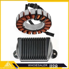 Stator Coil + Voltage Regulator Rectifier For Harley 2006-2008 29987-06 74505-06
