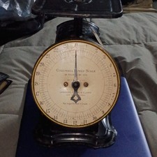 Exceptional Vintage Columbia Family Scale made by Landers  Frary and Clark