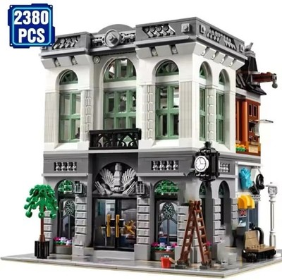 10251 Brick Bank Modular Building Building Blocks 2380 Parts