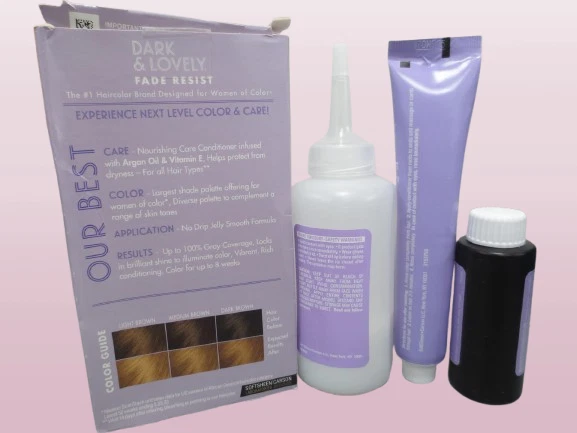 LOTE DE 3 COLOR DE CABELLO PERMANENTE RESISTENTE A LA DECOLORACIÓN OSCURO Y ENCANTADOR 378 RUBIO MIEL EN CAJA Foto 3 de 4