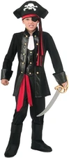 Seven Seas Pirate Costume for Kids, Boy's Medium