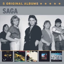 SAGA - 5 ORIGINAL ALBUMS NEW CD