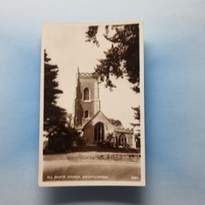 Brightlingsea Postcard Essex C1930 Real Photo All Saints Church