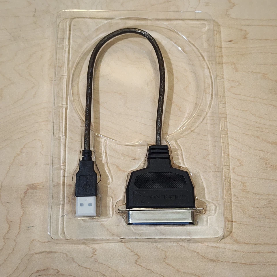 Sabernt USB to Parallel IEEE 1284 Printer Cable Adapter - Image 4 of 4