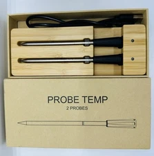 Probe Temp UPMSX Smart Wireless Meat Thermometer 2 Probes 165ft Wireless Range