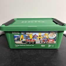 BRIO WORLD Cargo Railway Deluxe Set - 33097 - 54 Pieces - Kids 3  NEW SEALED 