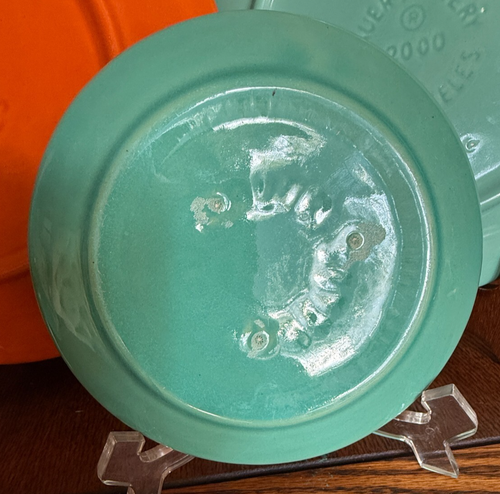 Lot of 6 BAUER Califronia Mid-Century Pottery RING Dinner Luncheon Bread Plates - Picture 16 of 16
