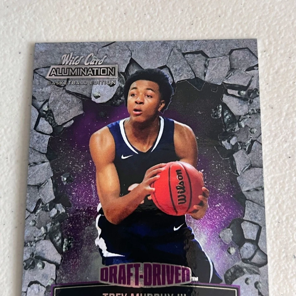 2022 Wild Card Alumination Trey Murphy III Draft Driver 01/99 RC Pelicans - Image 4 of 4