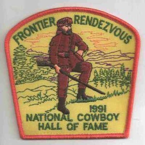 Frontier Rendezvous 1991 National Cowboy Hall of Fame Patch 4" Oklahoma City