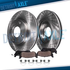 Front Rotors Ceramic Brake Pads Kit For 2009 2010 2011 2012 2013 2014 Honda Fit