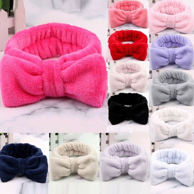 big bow headband for makeup