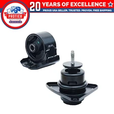 Fits 2007-2012 Hyundai Elantra 2.0L MANUAL Front & FR Right Motor Mount 2PCS :