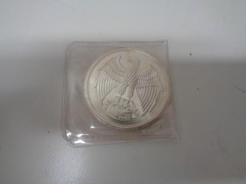 1974 EAGLE THE LETCHER MINT 1 ONE TROY OUNCE 999 SILVER ROUND