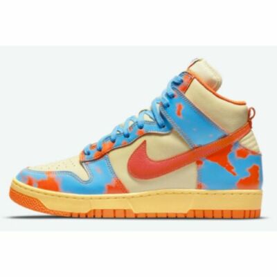 Size 10 Nike Dunk High 1985 SP Orange Acid Wash 2022 Deadstock - Free shipping