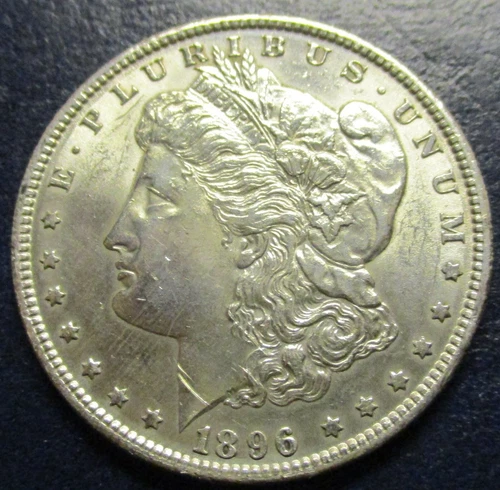 1896 MORGAN SILVER DOLLAR MS #142