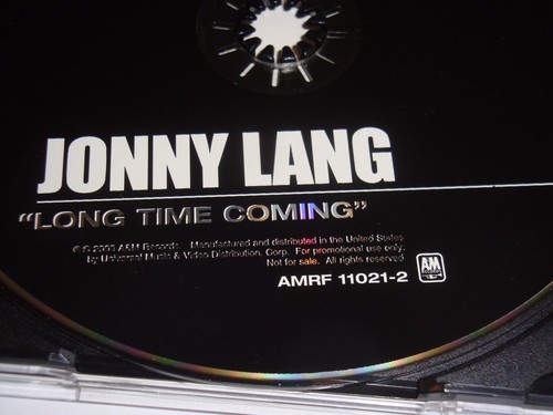 Jonny Lang ADVANCE PROMO Long Time Coming CD Oct 2003 A&M USA - Picture 3 of 12