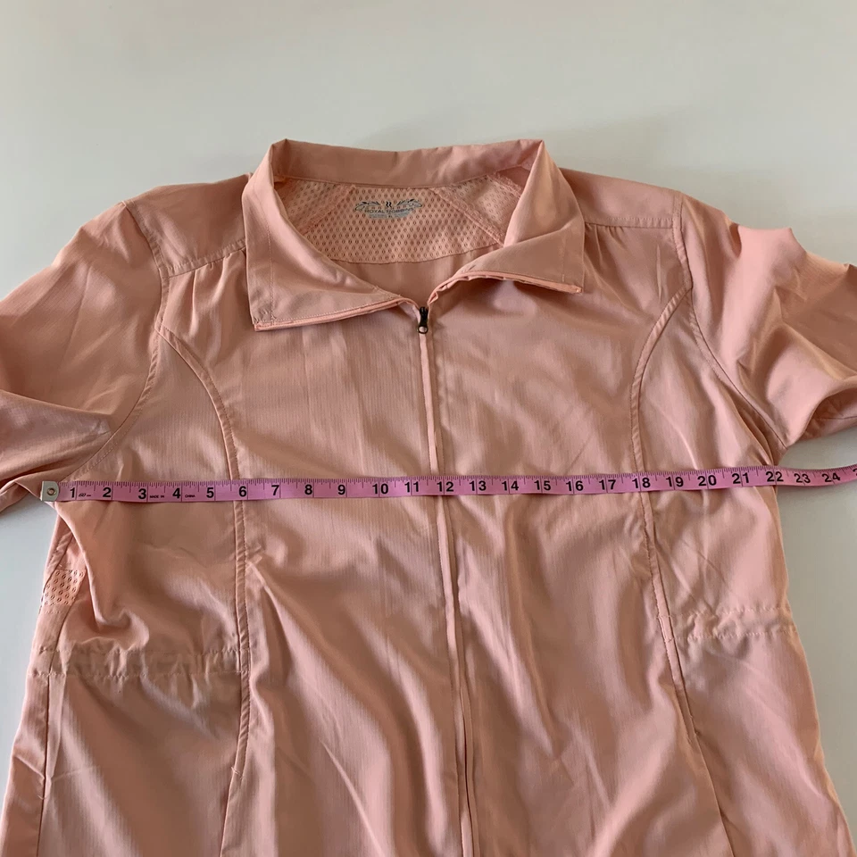 Jaqueta Royal Robbins Casual Leve com Zíper Completo Masculina Tamanho XL Rosa Pêssego - Imagem 3 de 4
