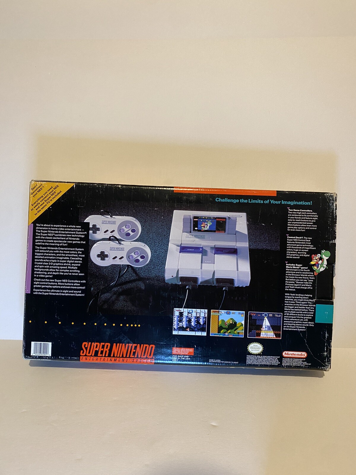 SNES Nintendo Super NES Console Super Set Complete Box, CIB w/ Super Mario World eBay
