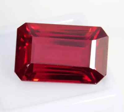 9.84 Ct+ Natural Pigeon Blood Red Ruby ''BURMA'' GIE Certified Loose HG Gemstone