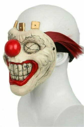 Máscara de dientes dulces de metal retorcido resina cosplay asesino casco de payaso para juego de rol - Imagen 7 de 7