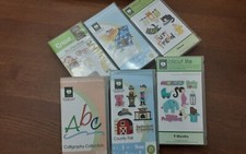 CRICUT CARTRIDGES LOTS OF TITLES:MEOW,COUNTRY FAIR,DR CHECKUP,CALLIGRAPHY,9 MON