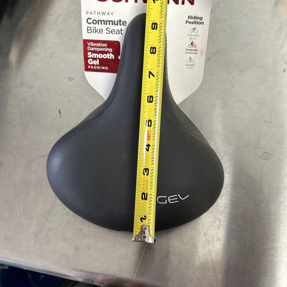 Asiento de bicicleta Schwinn Pathway Commute acolchado de gel suave Foto 2 de 4
