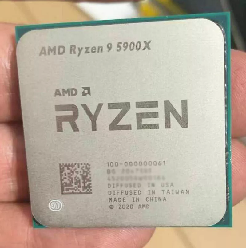 CPU-AMD-RYZEN 9 5900X 12-Core 3.7 GHz Socket AM4 105W 100-100000061WOF  Desktop Processor