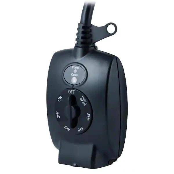 DEFIANT Outdoor PlugIn Light Sensing Timer 1000 015 596