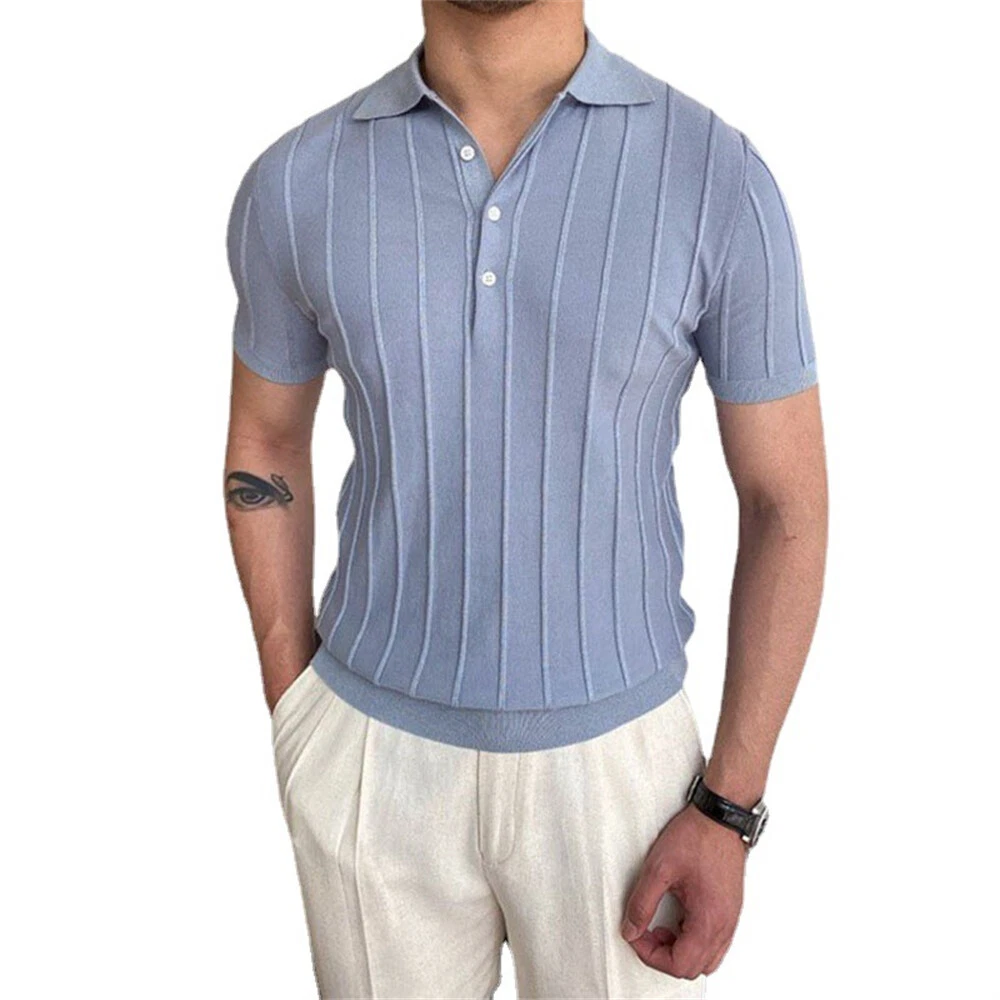 Retro knitted sales polo shirts
