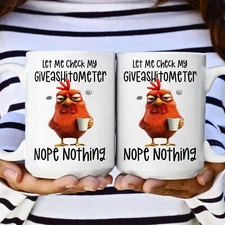 Personalized Mug - Let Me Check My Giveashitometer Nope Nothing