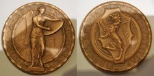 national shooting prize medal Brescia 52mm