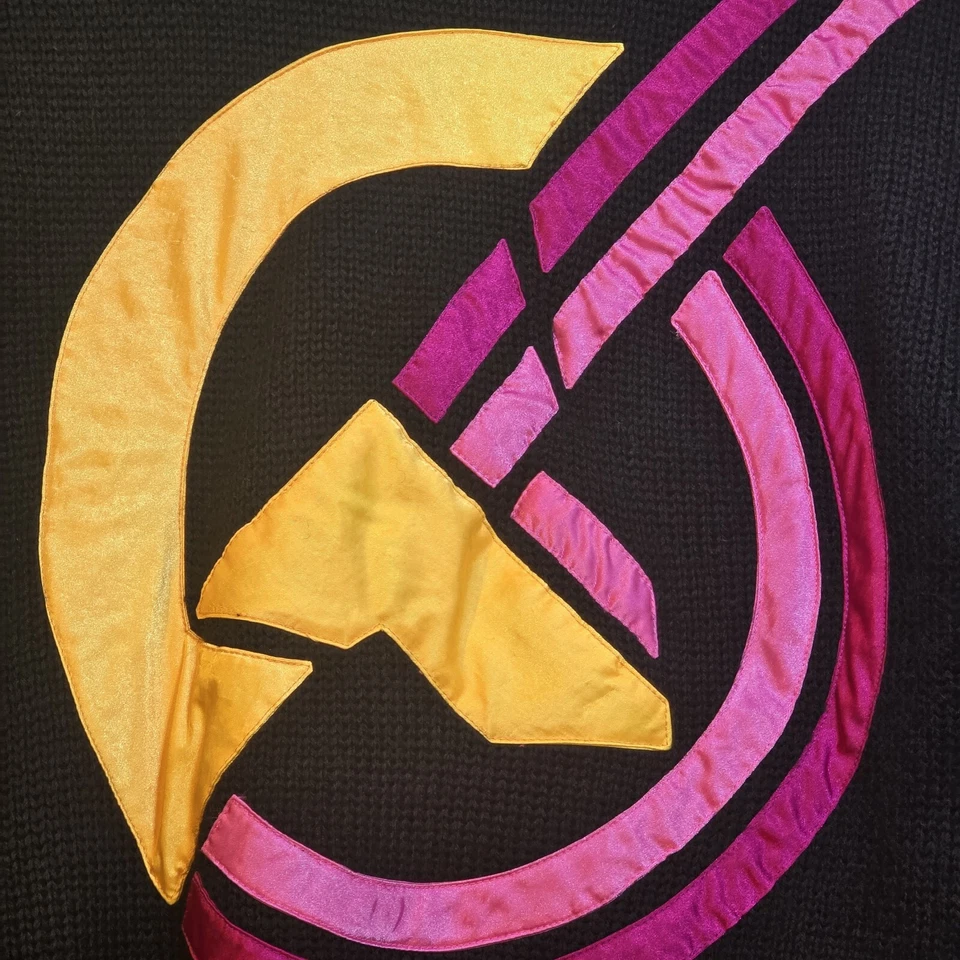 Suéter de esquí de lana Tyrolia By Head bolsillos forrados cuello alto estilo años 80 para mujer S 4/6 Foto 2 de 4