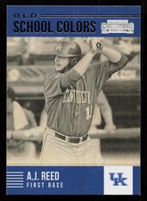 2015 Panini Contenders Old School Colors A.J. Reed #18 Kentucky Wildcats
