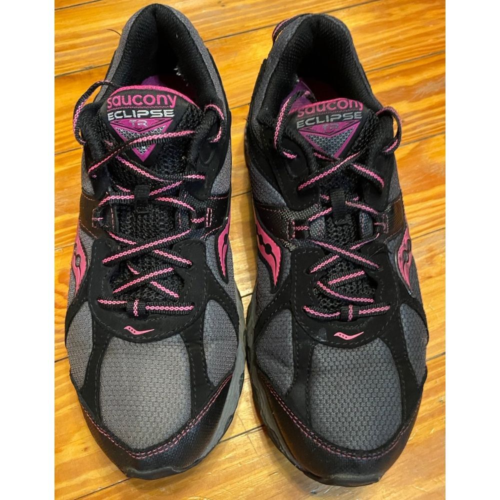 Saucony Grid Eclipse TR Black/Pink/Grey Size 10